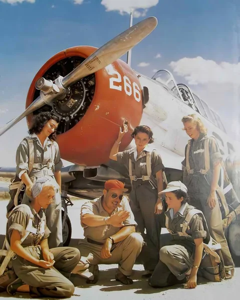 Força Aérea dos EUA na Segunda Guerra Mundial em fotografia histórica — Fotografia de Stock