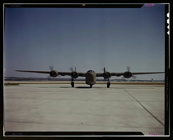 Amerikaanse Luchtmacht in de Tweede Wereldoorlog op historische foto — Stockfoto