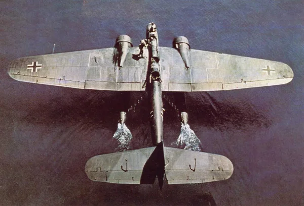 Luftwaffe i andra världskriget i historiskt fotografi — Stockfoto