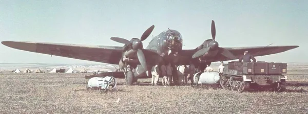 Luftwaffe na Segunda Guerra Mundial em fotografia histórica — Fotografia de Stock
