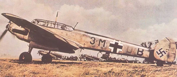 Luftwaffe a második világháború történelmi fénykép — Stock Fotó