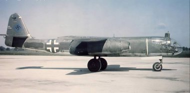 Luftwaffe İkinci Dünya Savaşı 'nda tarihi fotoğrafta