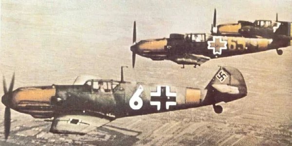 歴史的写真の中の第二次世界大戦中のドイツ空軍 — ストック写真