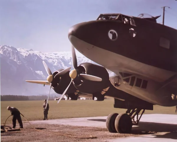 Luftwaffe dans la Seconde Guerre mondiale en photographie historique — Photo