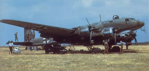 Luftwaffe dans la Seconde Guerre mondiale en photographie historique — Photo