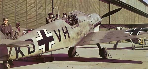 Luftwaffe nella seconda guerra mondiale nella fotografia storica — Foto Stock