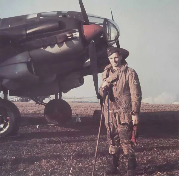 Luftwaffe in Second World War in historic photograph — Stock Photo, Image