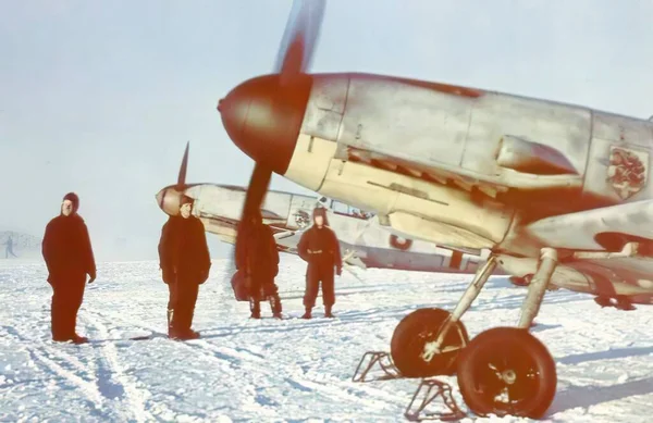 Luftwaffe dans la Seconde Guerre mondiale en photographie historique — Photo