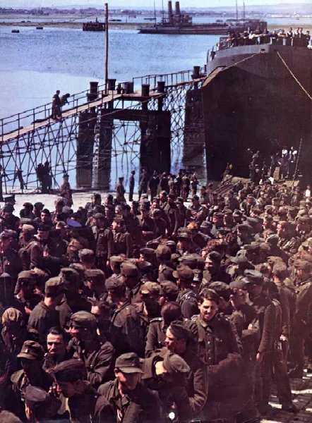 Nazi-Tysklands soldater under andre verdenskrig i historiske fotografier – stockfoto