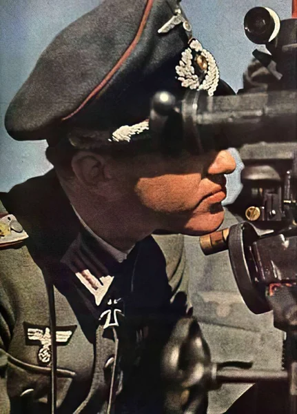 Niemieccy naziści w II wojnie światowej na fotografiach historycznych — Zdjęcie stockowe