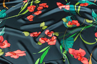 lüks ipek, dalgalı kumaş