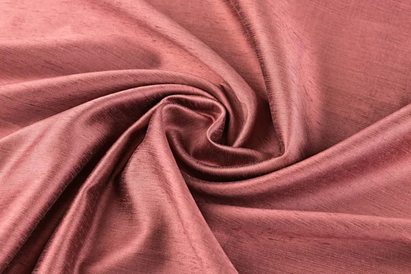Coral háttér, luxus ruhával vagy hullámos ráncok a grunge textúra selyem szatén velvet — Stock Fotó