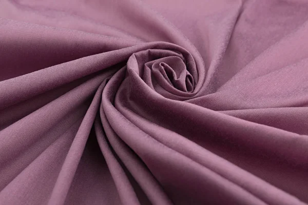 Рожевий фон розкішна тканина або хвилясті складки гранжевої шовкової текстури атласний оксамит — стокове фото