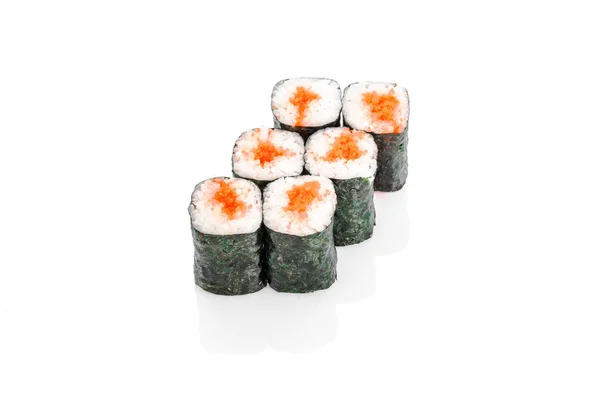 롤 tobiko 캐 비어 tobiko — 스톡 사진