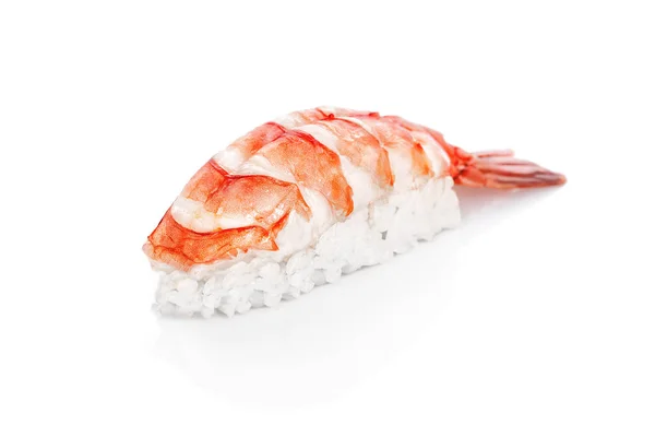 Sushi con gamberetti, riso — Foto Stock