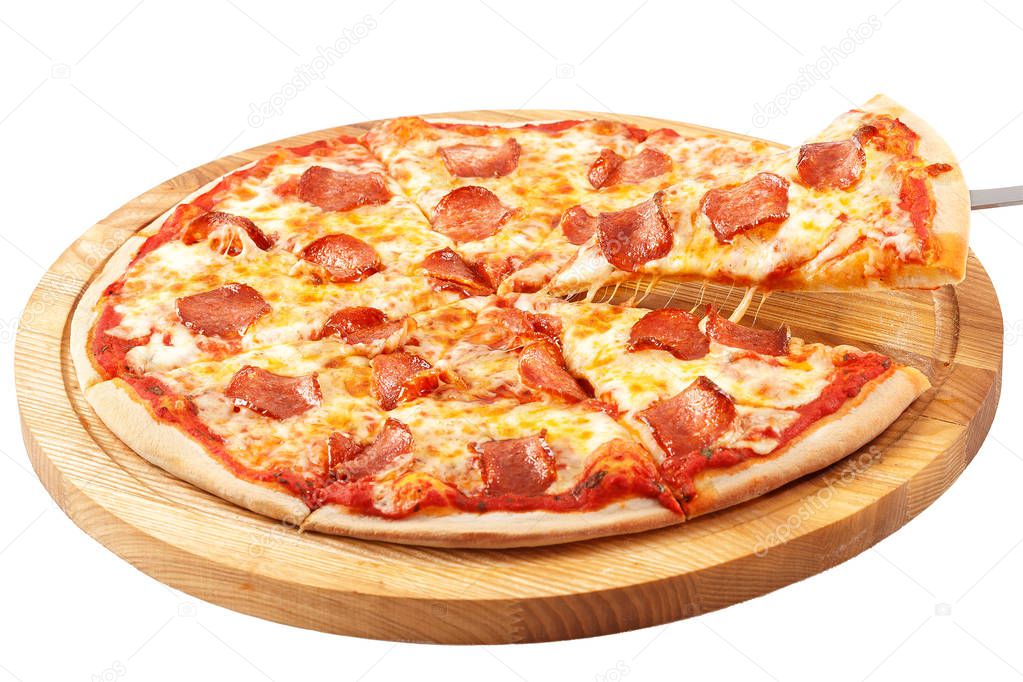 Acute Pizza pepperoni, mozzarella, spicy sausage pepperoni 
