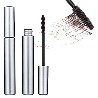 kahverengi rimel, yanlış eyelashes