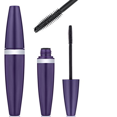 kahverengi rimel, yanlış eyelashes