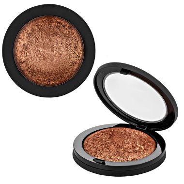kahverengi bronzer, toz