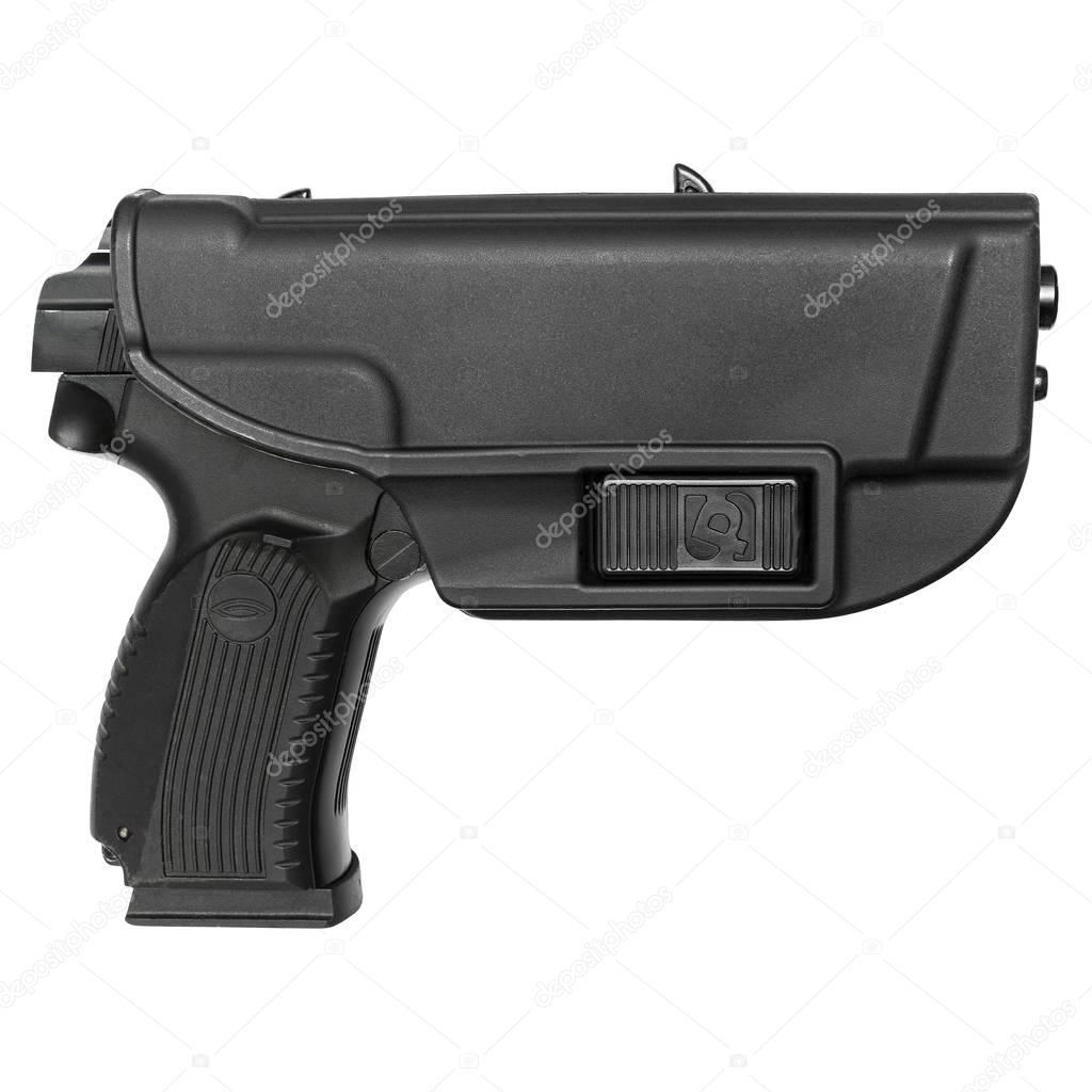 gun in the holster protective