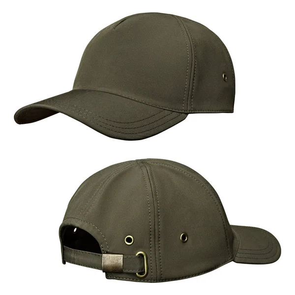 Military cap, khaki helmet — Stock Photo, Image