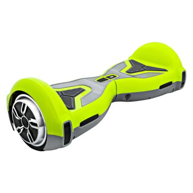 Green hover Board clipart