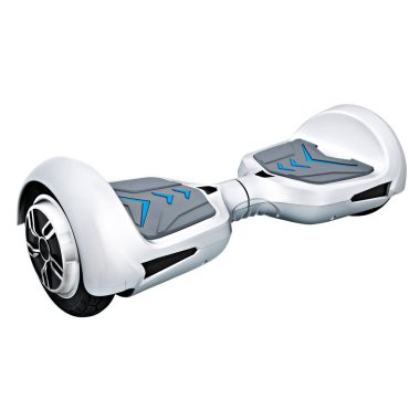 Silver hover board clipart