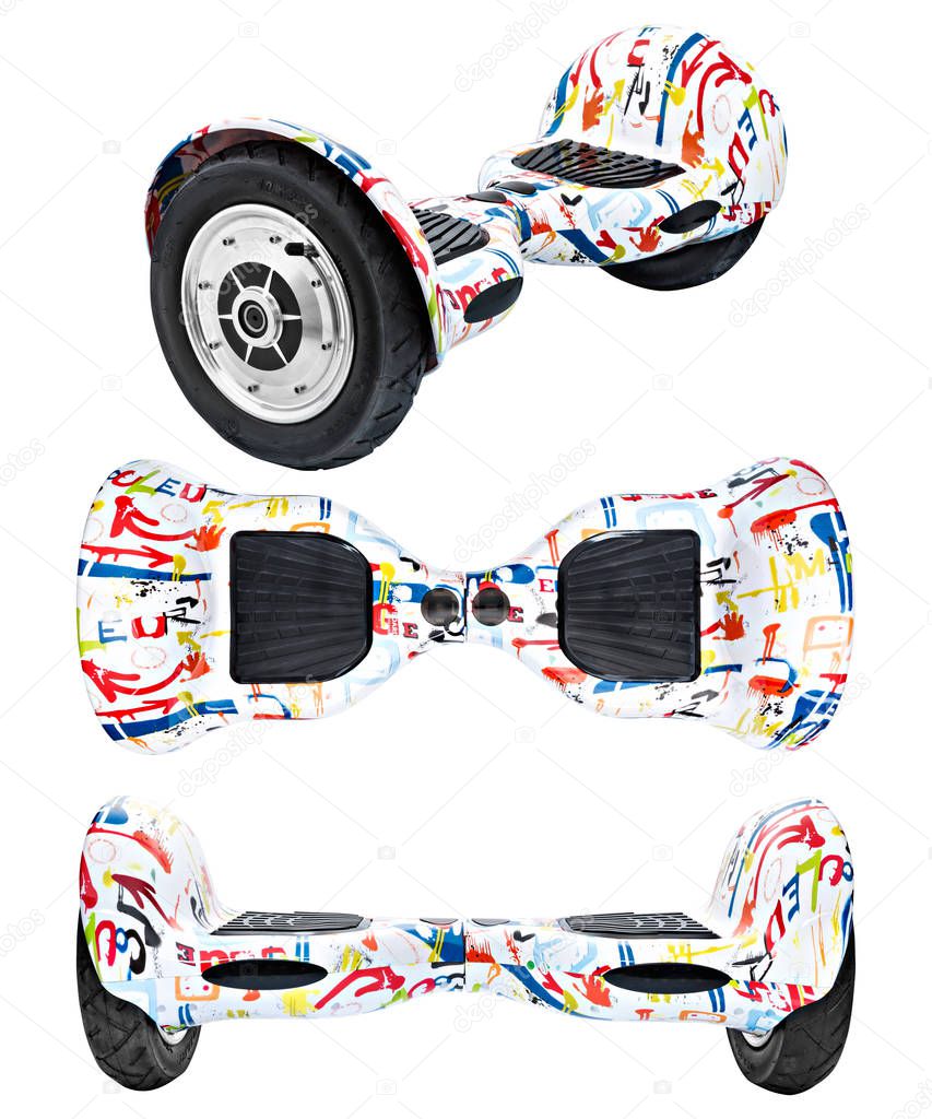 Red and white  hover Board