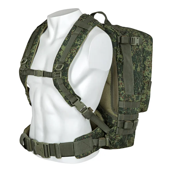 Militärtasche, Militärrucksack, Tarnung — Stockfoto