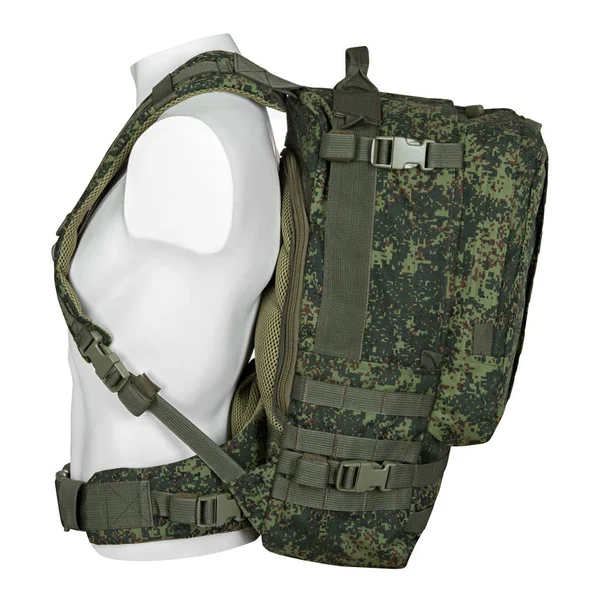 Militärtasche, Militärrucksack, Tarnung — Stockfoto