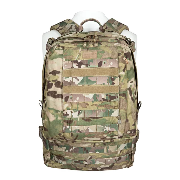 Військова сумка, військовий рюкзак, камуфляж — стокове фото