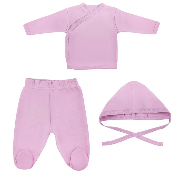 Conjunto de ropa para bebés y niños, aislamiento — Foto de Stock
