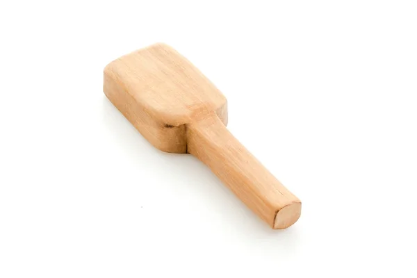 Wooden hand-massager. On a white background. — Stock Photo, Image