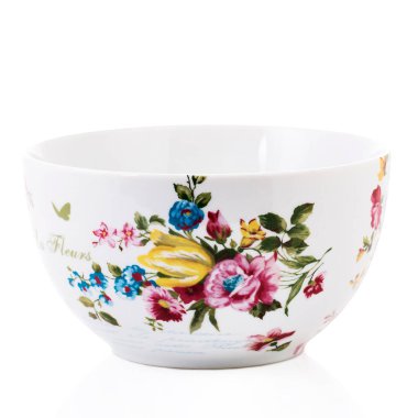 Derin kase, beyaz arka plan