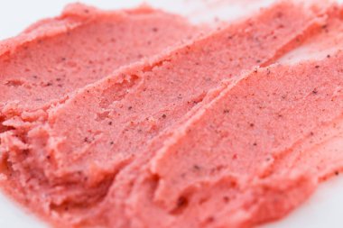 Vücut fırçalayın, bodur doku ve örnek fırçalayın