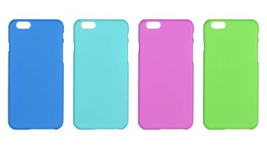 Telefon durumda, çok renkli