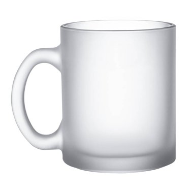 Cam kupa, beyaz arka plan