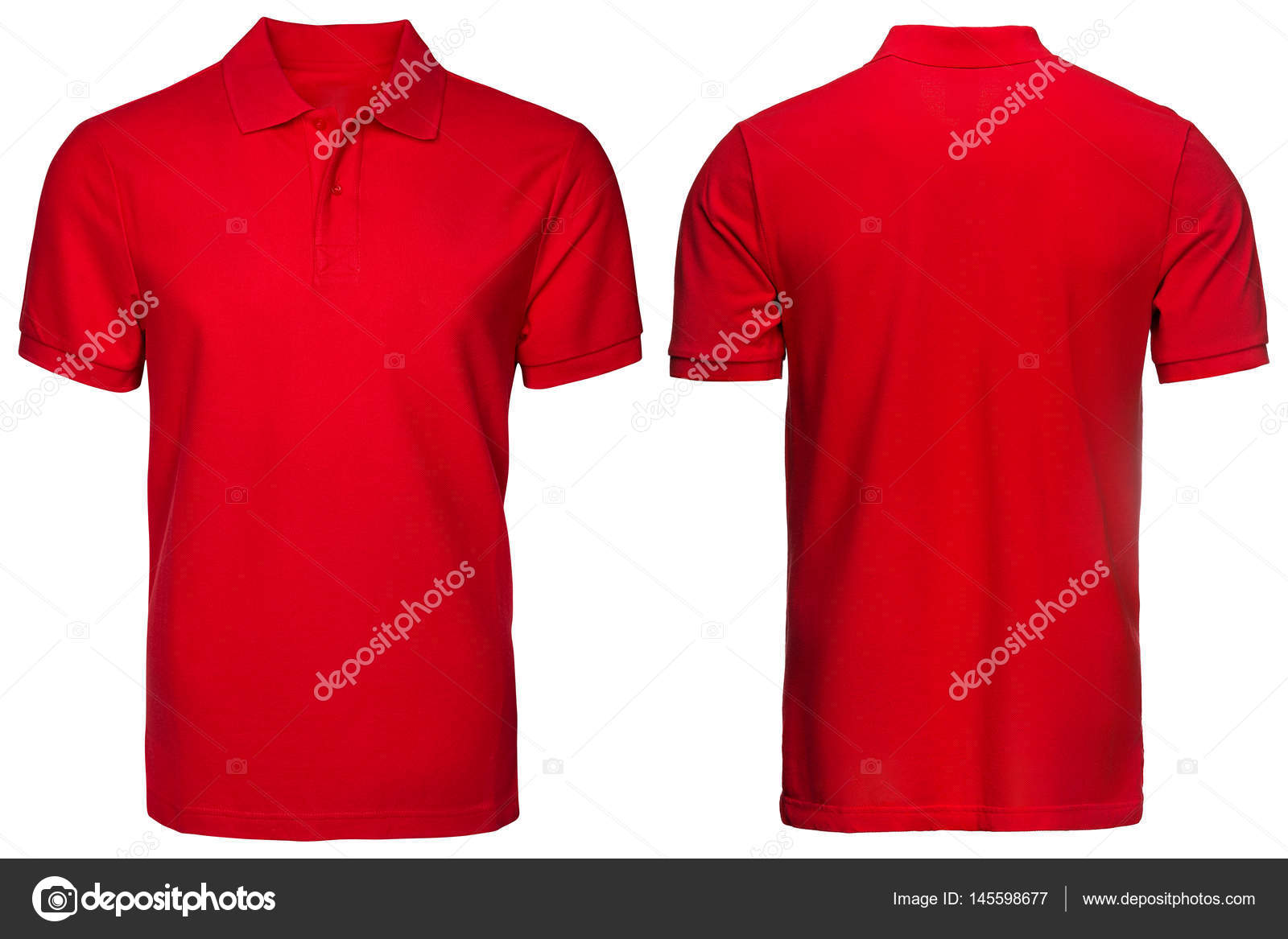 camisa roja tipo polo