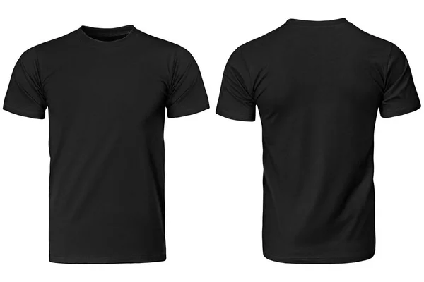 T-shirt preta, roupas — Fotografia de Stock