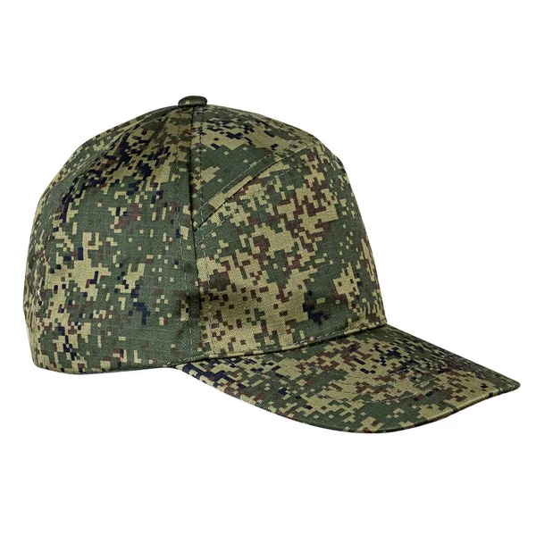 Військова шапка, шолом хакі — стокове фото