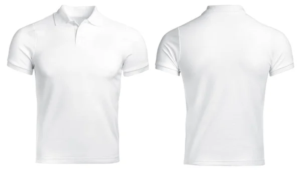 White Polo shirt, clothes — Stock Photo, Image