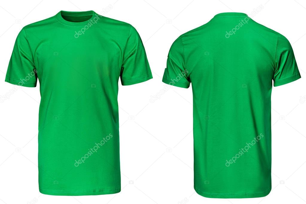 Green t-shirt, clothes