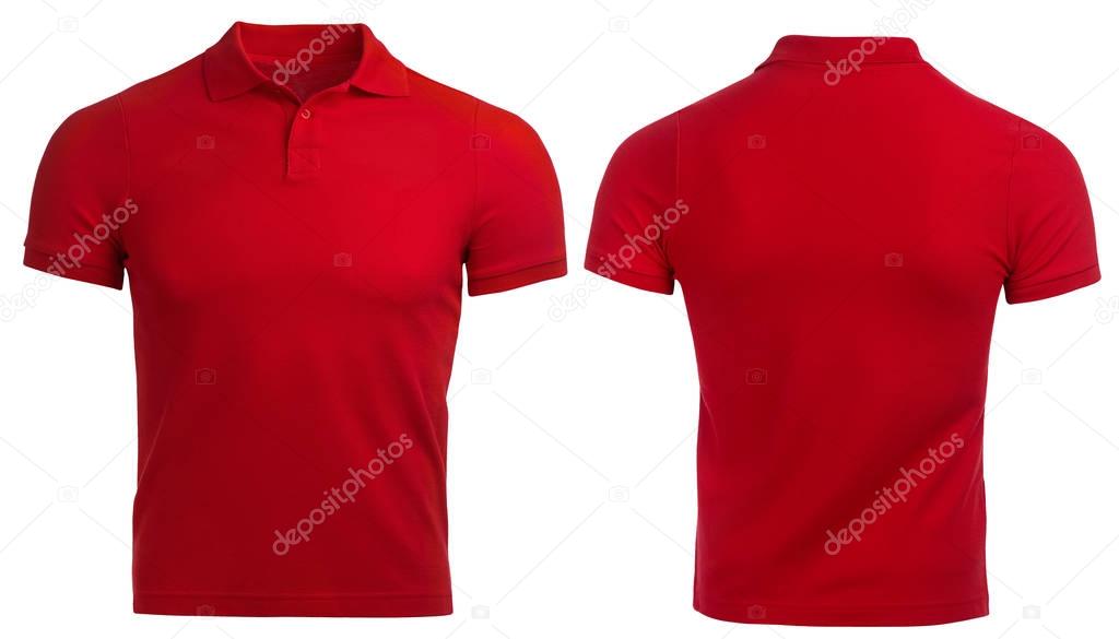 Red Polo shirt, clothes