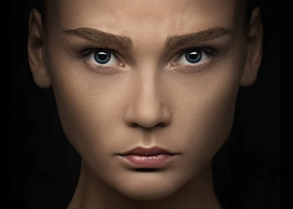 Close-up portrait of a woman — Stock Photo, Image