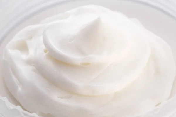 Crème échantillon, spa cosmétique, fond blanc — Photo