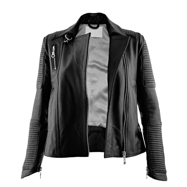 Female leather jacket — Stock Photo, Image