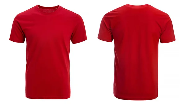 T-shirt vermelha, roupas — Fotografia de Stock