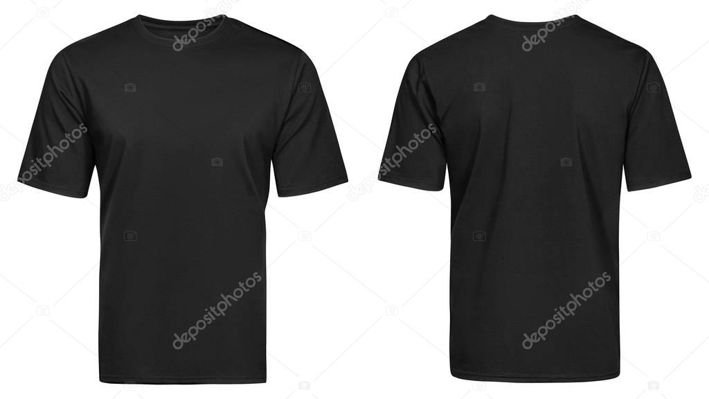 Black t-shirt, clothes 