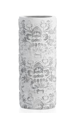 Seramik vazo, beyaz arka plan