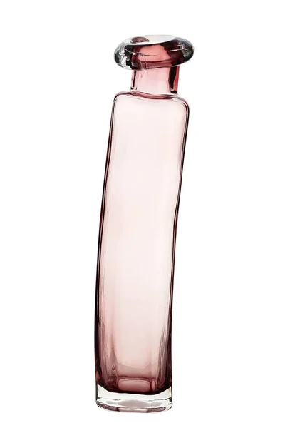 Glass vase,  white background — Stock Photo, Image